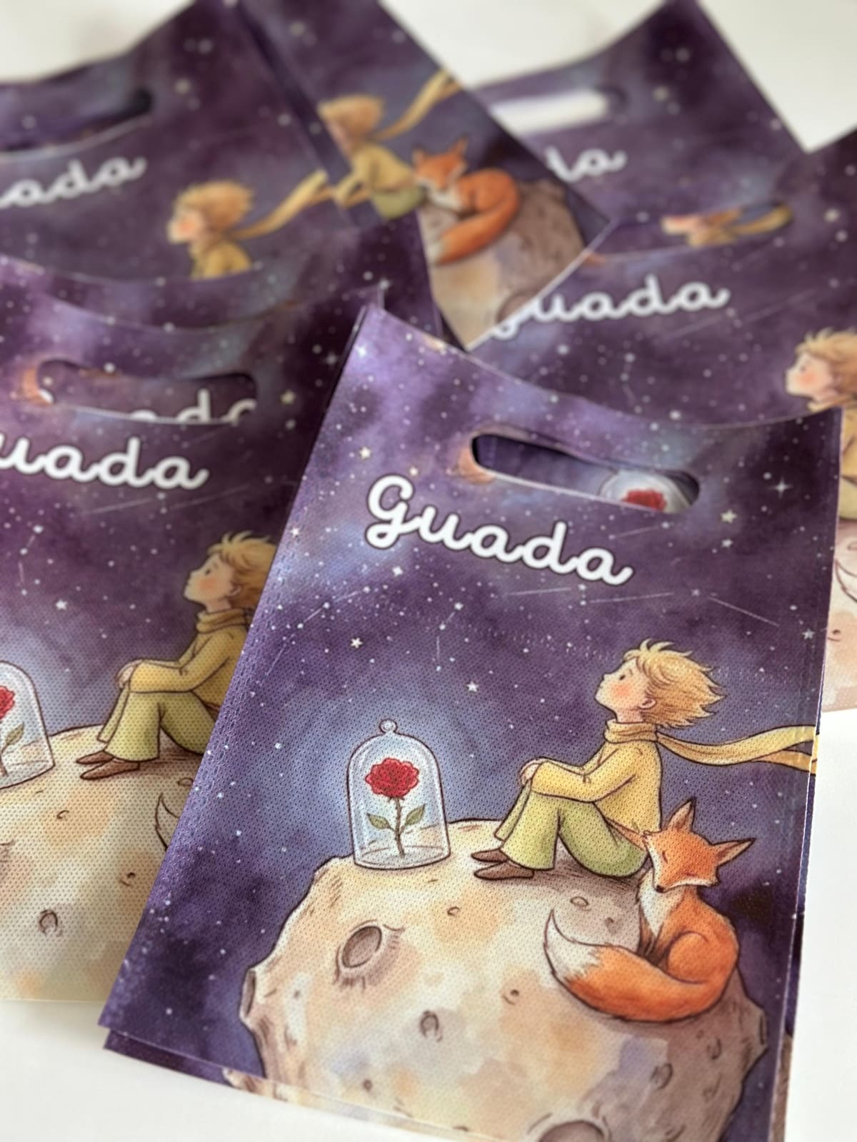 Bolsas de friselina personalizadas temática El Principito